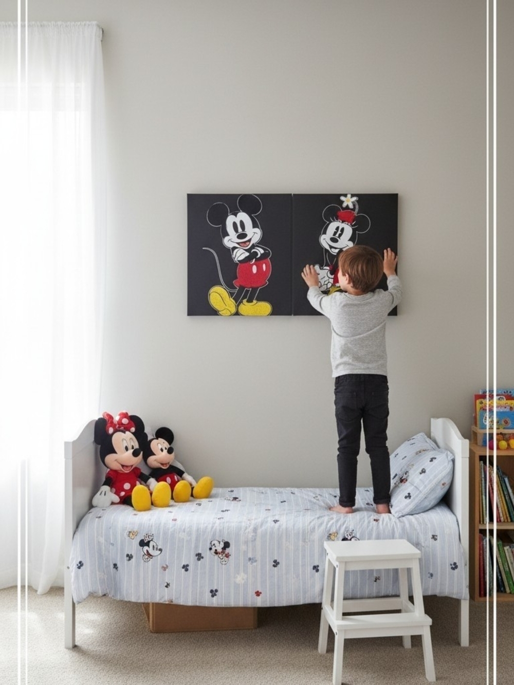 Disney Mickey & Friends 2-Pack Wall Art Set Mickey Mouse & Minnie Mouse